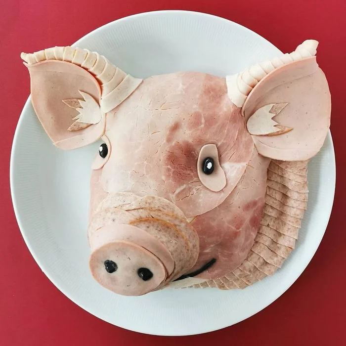 еда, свинья
