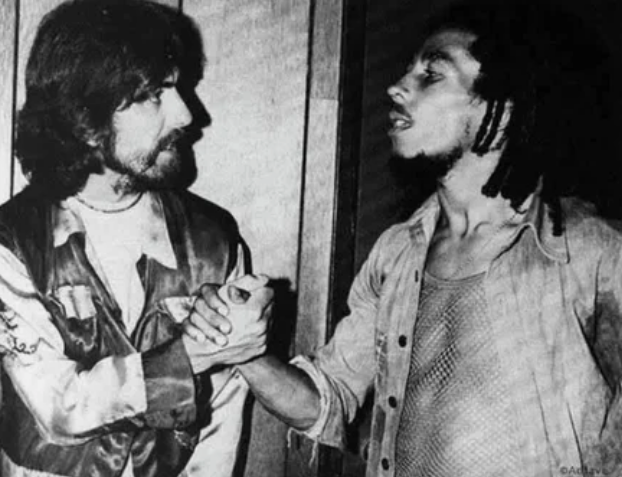 Джордж Харрисон и Боб Марли, 1975 год