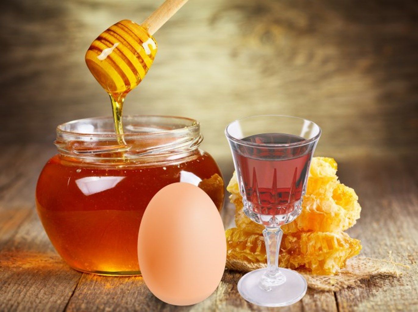 Мед и яйцо