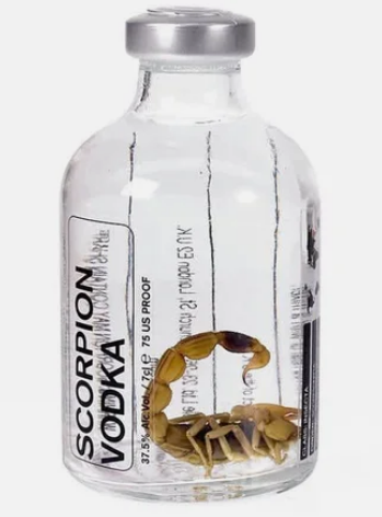 скорпион, водка