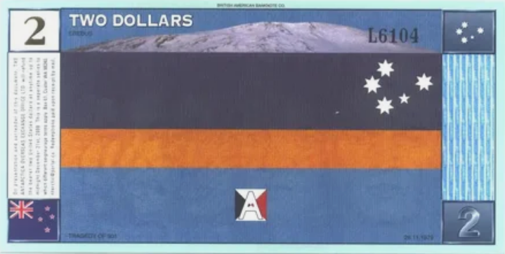 Антарктический доллар оборотная сторона
