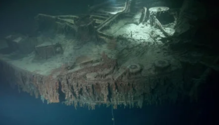 В Сети появились подводные фото затонувшего Титаника